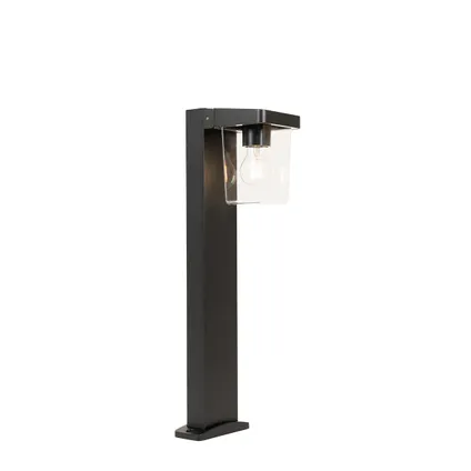 QAZQA Moderne staande buitenlamp zwart 60 cm IP54 - Chimay 2