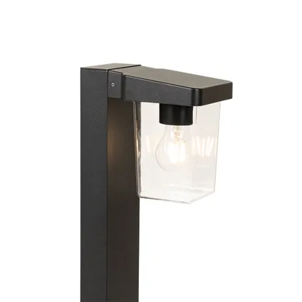 QAZQA Moderne staande buitenlamp zwart 60 cm IP54 - Chimay 5