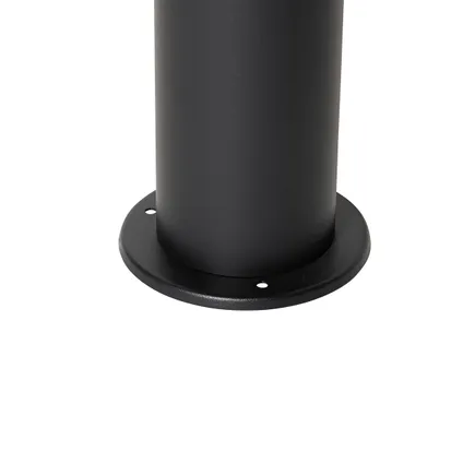 QAZQA Lampe d'extérieur sur pied noire avec abat-jour fumé 50 cm - Odense 7