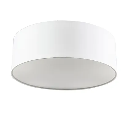 QAZQA Plafondlamp wit 30 cm incl. LED - Drum LED 6