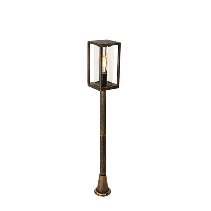 QAZQA Lampe d'extérieur sur pied vintage or antique 100 cm IP44 - Charlois