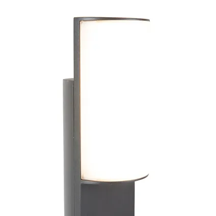 QAZQA Moderne staande buitenlamp donkergrijs 70cm incl. LED - Harry 2