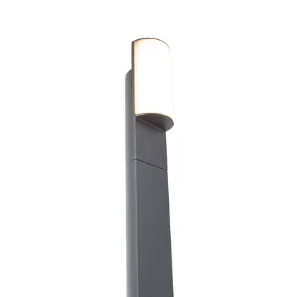 QAZQA Moderne staande buitenlamp donkergrijs 70cm incl. LED - Harry 9