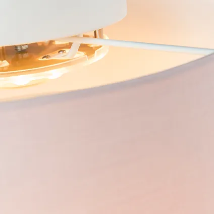 QAZQA Plafondlamp roze 30 cm incl. LED - Drum LED 6