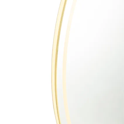 QAZQA Miroir de salle de bain moderne 60 cm avec LED et variateur tactile - Sebas 3