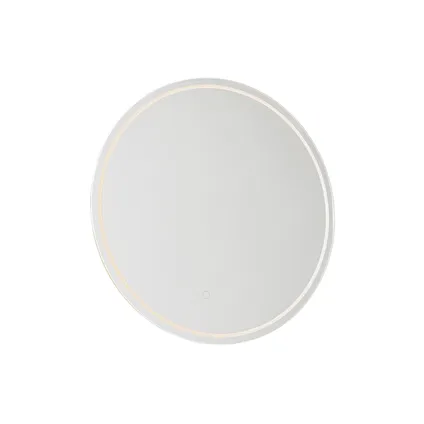 QAZQA Miroir de salle de bain moderne 60 cm avec LED et variateur tactile - Sebas 6