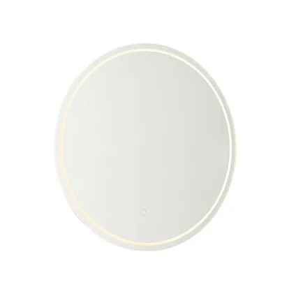 QAZQA Miroir de salle de bain moderne 60 cm avec LED et variateur tactile - Sebas 8
