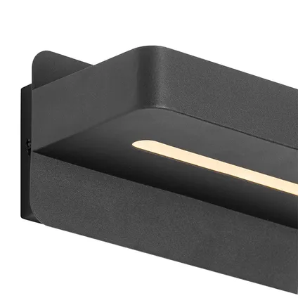 QAZQA Moderne wandlamp zwart incl. LED met USB - Ted 7