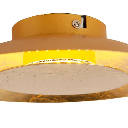 QAZQA Art deco plafondlamp goud/messing incl. LED - Sun 3