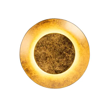 QAZQA Art deco plafondlamp goud/messing incl. LED - Sun 5