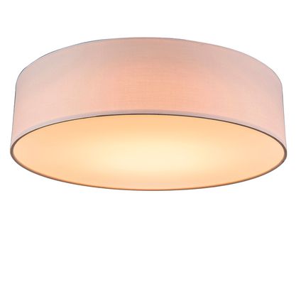 QAZQA Plafondlamp roze 40 cm incl. LED - Drum LED