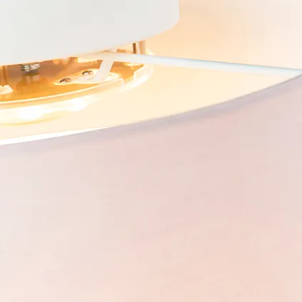 QAZQA Plafondlamp roze 40 cm incl. LED - Drum LED 6