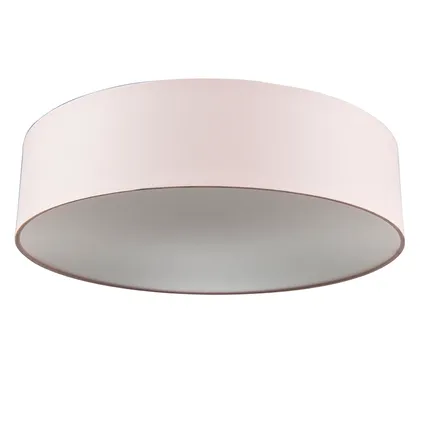 QAZQA Plafondlamp roze 40 cm incl. LED - Drum LED 7