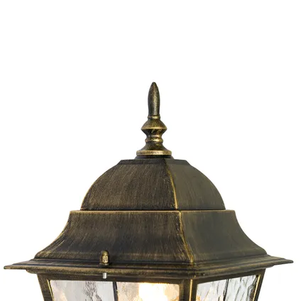 QAZQA Vintage buiten lantaarn antiek goud 240 cm 2-lichts - Antigua 7