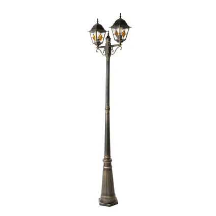 Lanterne d'extérieur vintage or antique 240 cm 2 lumières - Antigua 10