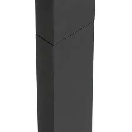 QAZQA Moderne buitenpaaltje antraciet 60 cm incl. LED IP54 - Zane 8