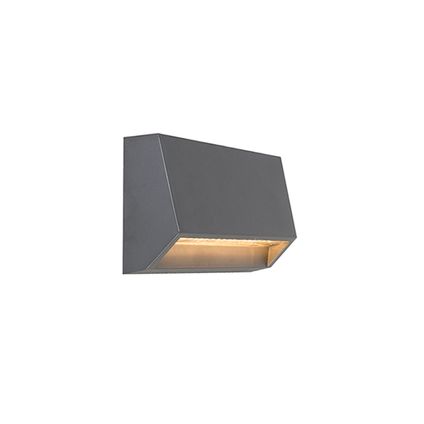 QAZQA Moderne buitenwandlamp donkergrijs incl. LED IP65 - Sandstone 2