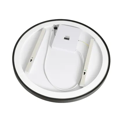 QAZQA Miroir de salle de bain noir 70 cm avec LED avec variateur tactile - Miral 9