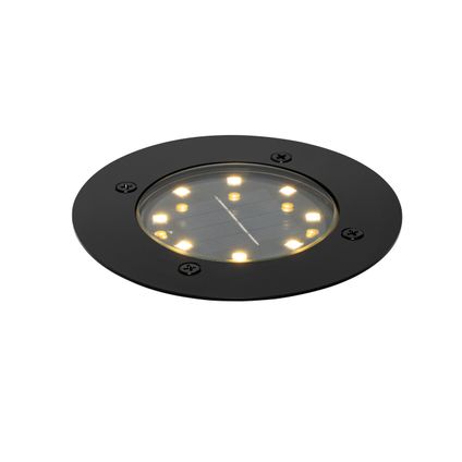 QAZQA Spot de sol moderne noir avec LED IP65 Solar - Terry