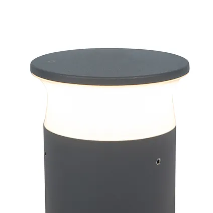 QAZQA Lampe d'extérieur moderne gris foncé avec LED - Bar 5