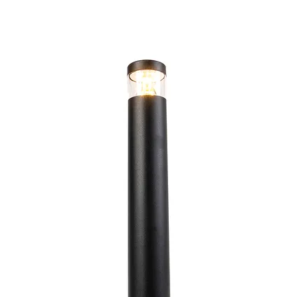 QAZQA Lampe d'extérieur moderne noire 100 cm IP44 avec LED - Roxy 7
