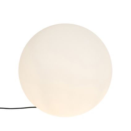 QAZQA Lampe d'extérieur moderne blanche 56 cm IP65 - Nura
