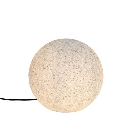 QAZQA Lampe d'extérieur moderne grise 35 cm IP65 - Nura