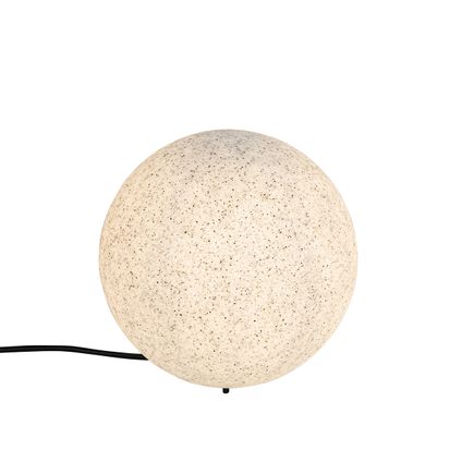 QAZQA Lampe d'extérieur moderne grise 25 cm IP65 - Nura