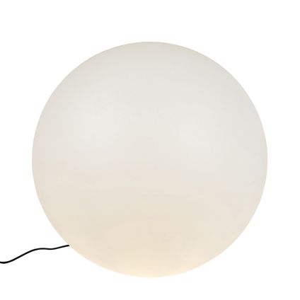 QAZQA Lampe d'extérieur moderne blanche 77 cm IP65 - Nura