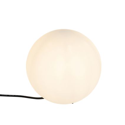QAZQA Lampe d'extérieur moderne blanche 25 cm IP65 - Nura