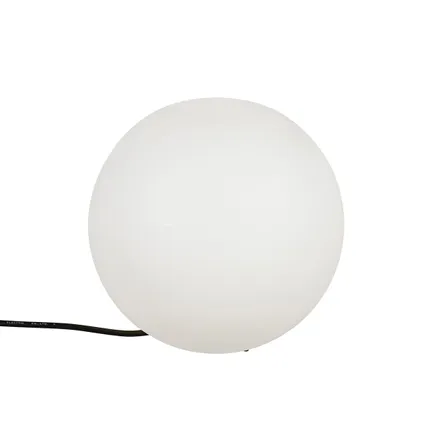 QAZQA Moderne buitenlamp wit 25 cm IP65 - Nura 10