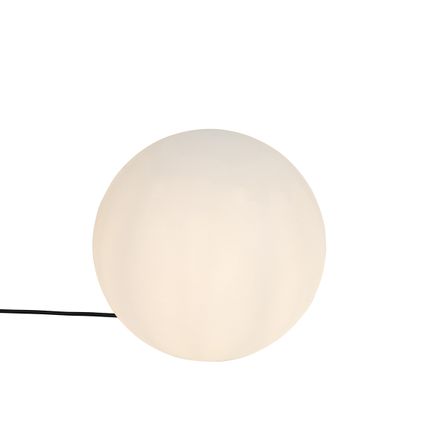 QAZQA Lampe d'extérieur moderne blanche 35 cm IP65 - Nura