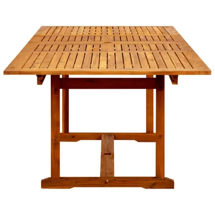 vidaXL Table à dîner de jardin (160-240)x100x75cm Bois d'acacia 6