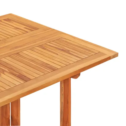 vidaXL Table pliable de jardin papillon 150x90x75 cm Bois teck 6