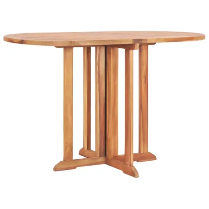 vidaXL Table pliable de jardin papillon 120x70x75 cm Bois teck