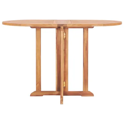 vidaXL Table pliable de jardin papillon 120x70x75 cm Bois teck 3
