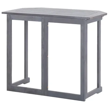 vidaXL Table pliable de balcon 90x50x74 cm Bois d'acacia massif 2