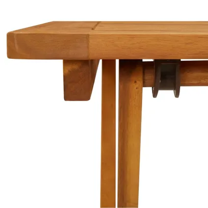vidaXL Table pliable de jardin 60x60x75 cm Bois d'acacia solide 7