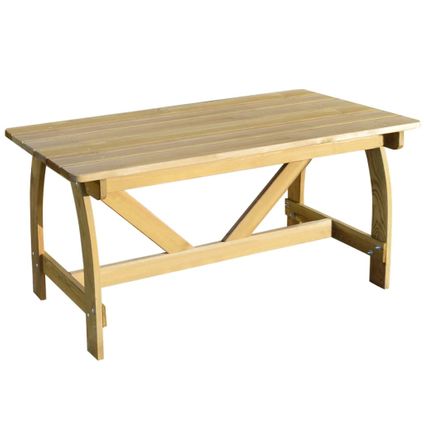 vidaXL Table de jardin 150x74x75 cm Bois de pin imprégné
