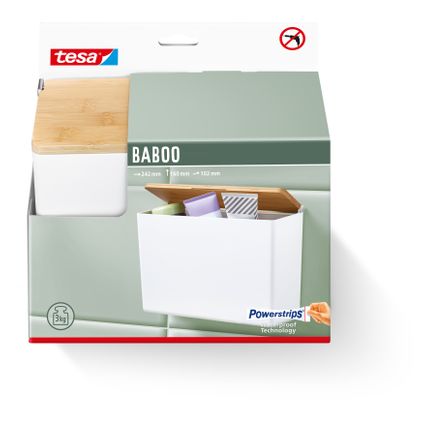 tesa® Baboo Boîte de rangement avec couvercle XL