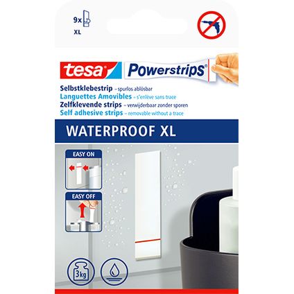 tesa® Powerstrips Waterproof Strips Xtra Large