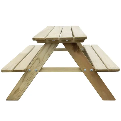 vidaXL Picknicktafel voor kinderen 89x89,6x50,8 cm grenenhout 2