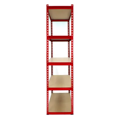 Monster Racking - 1 Rayonnage d'Angle Z-Rax Rouge et 4 Rayonnages 5