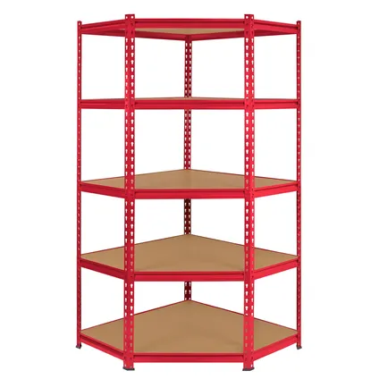 Monster Racking - 1 Rayonnage d'Angle Z-Rax Rouge et 4 Rayonnages 6