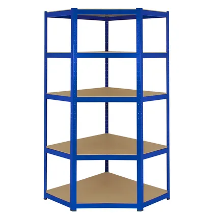 Monster Racking - 1 Rayonnage d'Angle T-Rax Bleu et 4 Rayonnages 4