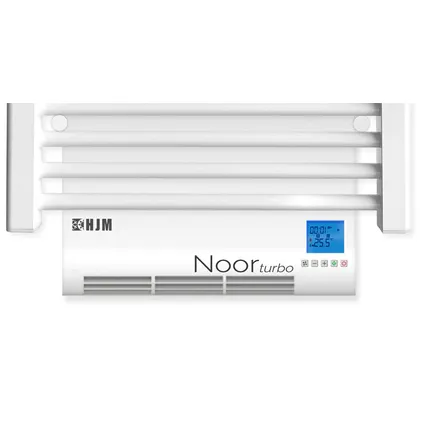 HJM Noor500turbo elektrische ventilatorkachel 500+1000W wit 2