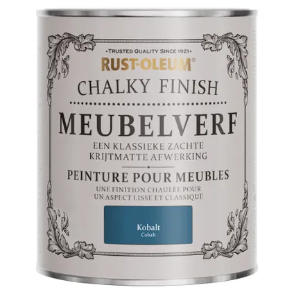 Rust-Oleum Meubelverf Chalky - Kobalt 750ml 6