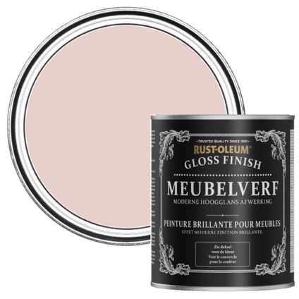 Rust-Oleum Peinture pour Meubles Finition Brillante - Champagne Rosé 750ml