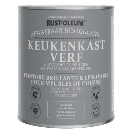 Rust-Oleum Keukenkastverf Hoogglans - Gestoomde Melk 750ml 6