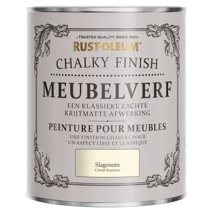 Rust-Oleum Peinture pour Meubles Chalky - Crème Fouettée 750ml 6